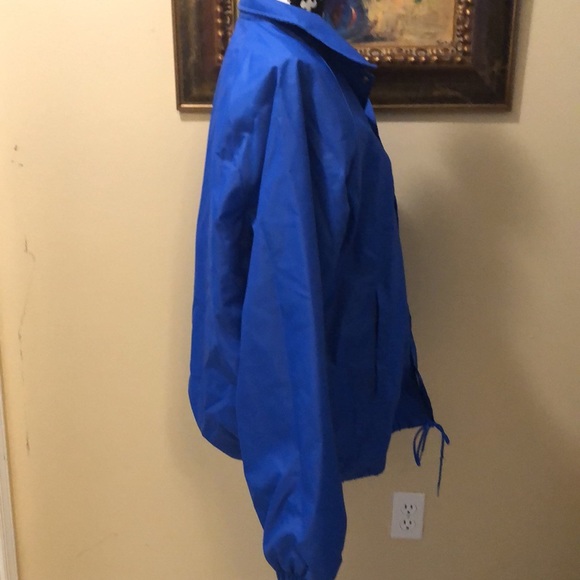 Auburn Sportswear NY Knicks Windbreaker button-down pull tie hem, elastic wrists - Picture 3 of 12